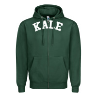 Sports Green vintage kale university Zipper Hoodie - linhVisuals