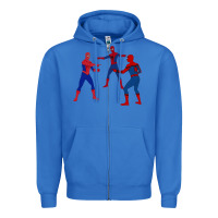 True Royal spidey meme Zipper Hoodie - linhVisuals