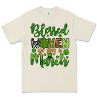Bone St. Patrick's Blessed women are born in March Premium Tee - OliviaCreatesArt