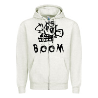 Oatmeal Heather arcane league of legends Zipper Hoodie - linhVisuals