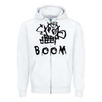 White arcane league of legends Zipper Hoodie - linhVisuals