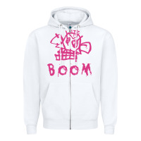 White arcane league of legends Zipper Hoodie - linhVisuals