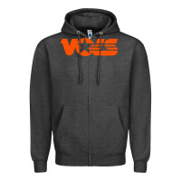 Charcoal Heather vols   tennessee vols pride Zipper Hoodie - linhVisuals