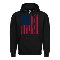 Black correctional officer shirts   correctional prison officer thin silver Zipper Hoodie - linhVisuals