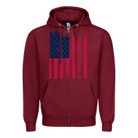 Burgundy correctional officer shirts   correctional prison officer thin silver Zipper Hoodie - linhVisuals