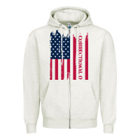 Oatmeal Heather correctional officer shirts   correctional prison officer thin silver Zipper Hoodie - linhVisuals