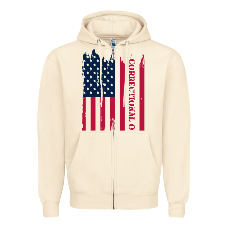 Correctional Officer Shirts   Correctional Prison Officer Thin Silver Zipper Hoodie by linhVisuals | Teevron
