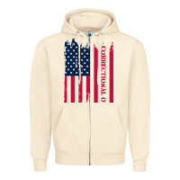 Sandshell correctional officer shirts   correctional prison officer thin silver Zipper Hoodie - linhVisuals