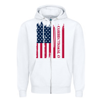 White correctional officer shirts   correctional prison officer thin silver Zipper Hoodie - linhVisuals