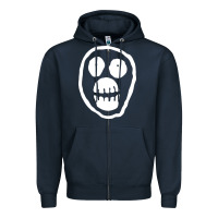 The Mighty Boosh Monkey Skull Zipper Hoodie | Teevron