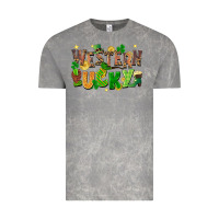 Cloud Rock Western Lucky Vintage Tee - FaDigitalArtStudio