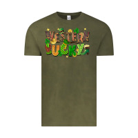 Vintage Olive Western Lucky Vintage Tee - FaDigitalArtStudio