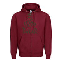 Burgundy dakar Zipper Hoodie - linhVisuals