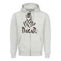 Dove Grey dakar Zipper Hoodie - linhVisuals