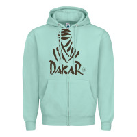 Seafoam dakar Zipper Hoodie - linhVisuals
