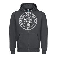 Smoke drexel university Zipper Hoodie - linhVisuals