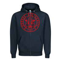 Navy drexel university Zipper Hoodie - linhVisuals