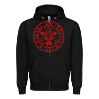 Black drexel university Zipper Hoodie - linhVisuals