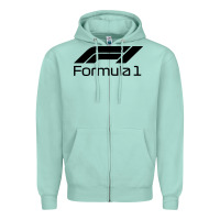 Seafoam formula 1 Zipper Hoodie - linhVisuals