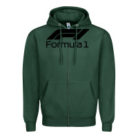 Sports Green formula 1 Zipper Hoodie - linhVisuals