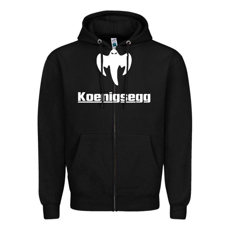 Ghost Koenisegg Zipper Hoodie by linhVisuals | Teevron