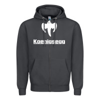 Smoke ghost koenisegg Zipper Hoodie - linhVisuals