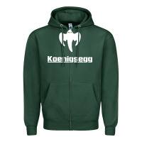 Sports Green ghost koenisegg Zipper Hoodie - linhVisuals