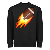 Black american football Heavyweight Sweatshirt - JahusDesignShop