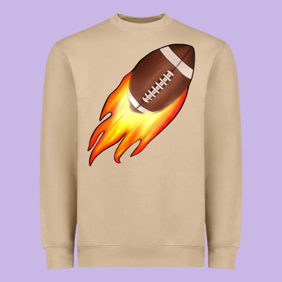 American Football Heavyweight Sweatshirt Designed By Jahusdesignshop