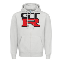 Dove Grey gtr Zipper Hoodie - linhVisuals