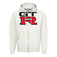 Oatmeal Heather gtr Zipper Hoodie - linhVisuals