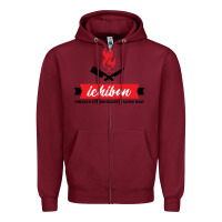 Burgundy ichiban steakhouse Zipper Hoodie - linhVisuals
