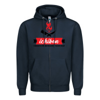 Navy ichiban steakhouse Zipper Hoodie - linhVisuals