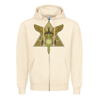 Sandshell hexside covens Zipper Hoodie - linhVisuals