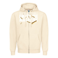 Sandshell when in doubt empty the magazine Zipper Hoodie - linhVisuals