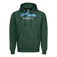 Sports Green roadhouse double deuce Zipper Hoodie - linhVisuals