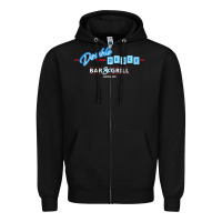 Black roadhouse double deuce Zipper Hoodie - linhVisuals