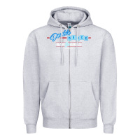 Heather Grey roadhouse double deuce Zipper Hoodie - linhVisuals