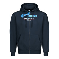 Navy roadhouse double deuce Zipper Hoodie - linhVisuals