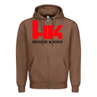 Chestnut hk black Zipper Hoodie - linhVisuals