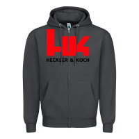 Smoke hk black Zipper Hoodie - linhVisuals