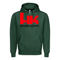 Sports Green hk black Zipper Hoodie - linhVisuals