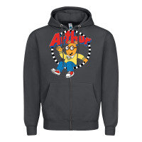 Smoke Funko Up Arthur Zipper Hoodie - linhVisuals