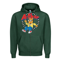 Sports Green Funko Up Arthur Zipper Hoodie - linhVisuals