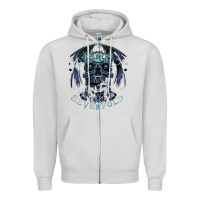 Dove Grey avenged sevenfold 07 Zipper Hoodie - linhVisuals