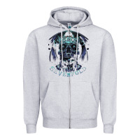 Heather Grey avenged sevenfold 07 Zipper Hoodie - linhVisuals