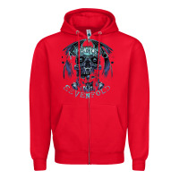 Red avenged sevenfold 07 Zipper Hoodie - linhVisuals