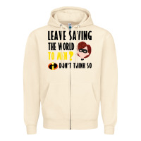 Sandshell the incredibles glitter Zipper Hoodie - linhVisuals