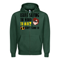 Sports Green the incredibles glitter Zipper Hoodie - linhVisuals