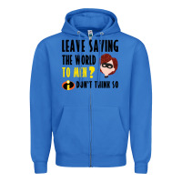 True Royal the incredibles glitter Zipper Hoodie - linhVisuals